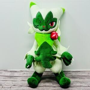 Pokemon Floragato Plush Winking Banpresto 11.5" Official Japan Import US Seller
